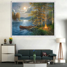 Charger l'image dans la galerie, Vue fantastique - diamant rond complet - 40x30cm