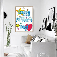 Charger l'image dans la galerie, Lettre - diamant rond complet - 30x40cm