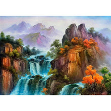 Charger l'image dans la galerie, Paysage - diamant rond complet - 40x30cm