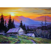 Charger l'image dans la galerie, Paysage - diamant rond complet - 40x30cm