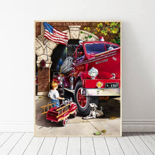 Charger l'image dans la galerie, Caractère - diamant rond complet - 40x30cm