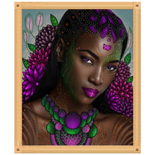 Charger l'image dans la galerie, Caractère - diamant rond complet - 30x40cm