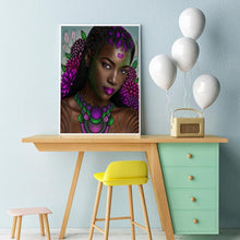 Charger l'image dans la galerie, Caractère - diamant rond complet - 30x40cm