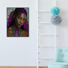 Charger l'image dans la galerie, Caractère - diamant rond complet - 30x40cm