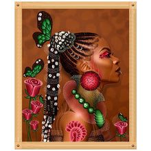 Charger l'image dans la galerie, Caractère - diamant rond complet - 30x40cm