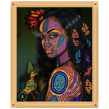 Charger l'image dans la galerie, Caractère - diamant rond complet - 30x40cm