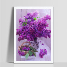 Charger l'image dans la galerie, Bouquet - diamant rond complet - 30x40cm