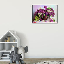 Charger l'image dans la galerie, Bouquet - diamant rond complet - 40x30cm