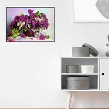 Charger l'image dans la galerie, Bouquet - diamant rond complet - 40x30cm