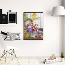 Charger l'image dans la galerie, Bouquet - diamant rond complet - 30x40cm