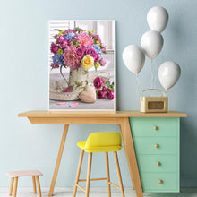 Charger l'image dans la galerie, Bouquet - diamant rond complet - 30x40cm