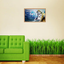 Charger l'image dans la galerie, Tigre - diamant rond complet - 40x30cm