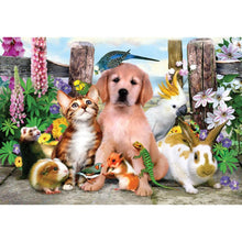 Charger l'image dans la galerie, Mosaïque - diamant rond complet - 40x30cm