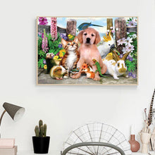 Charger l'image dans la galerie, Mosaïque - diamant rond complet - 40x30cm