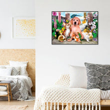 Charger l'image dans la galerie, Mosaïque - diamant rond complet - 40x30cm