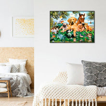 Charger l'image dans la galerie, Animaux - diamant rond complet - 40x30cm