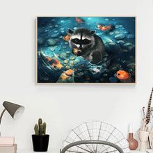 Charger l'image dans la galerie, Animaux - diamant rond complet - 40x30cm