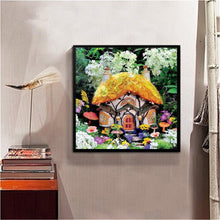 Charger l'image dans la galerie, Maison d’arbre - diamant rond complet - 30x30cm