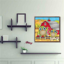 Charger l'image dans la galerie, Oiseau - diamant rond complet - 30x30cm