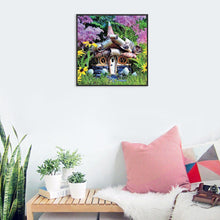 Charger l'image dans la galerie, Arbre de maison - diamant rond complet - 30x30cm