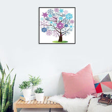 Charger l'image dans la galerie, Fleur - diamant rond complet - 30x30cm