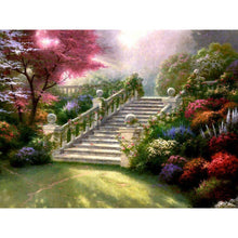 Charger l'image dans la galerie, Fleur - diamant rond complet - 40x30cm