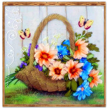 Charger l'image dans la galerie, Fleur - diamant rond complet - 30x30cm