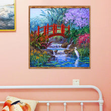 Charger l'image dans la galerie, Fleur - diamant rond complet - 30x30cm