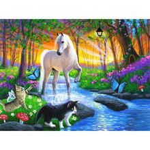 Charger l'image dans la galerie, Animal - diamant rond complet - 40x30cm