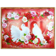 Charger l'image dans la galerie, Fleur - diamant rond complet - 40x30cm