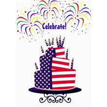 Charger l'image dans la galerie, Jour de l’Indépendance - diamant rond complet - 30x40cm