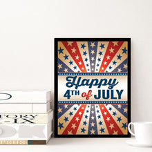 Charger l'image dans la galerie, Jour de l’Indépendance - diamant rond complet - 30x40cm