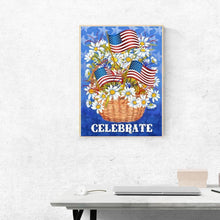 Charger l'image dans la galerie, Jour de l’Indépendance - diamant rond complet - 30x40cm