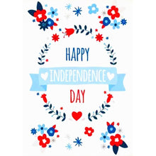 Charger l'image dans la galerie, Jour de l’Indépendance - diamant rond complet - 30x40cm