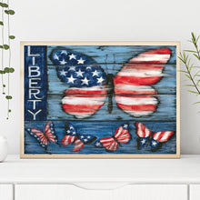 Charger l'image dans la galerie, Jour de l’Indépendance - diamant rond complet - 30x40cm