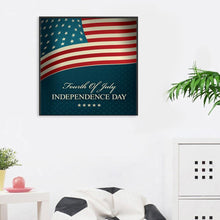 Charger l'image dans la galerie, Jour de l’Indépendance - diamant rond complet - 30x30cm