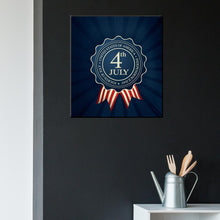 Charger l'image dans la galerie, Jour de l’Indépendance - diamant rond complet - 30x30cm