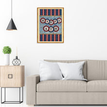 Charger l'image dans la galerie, Jour de l’Indépendance - diamant rond complet - 30x40cm