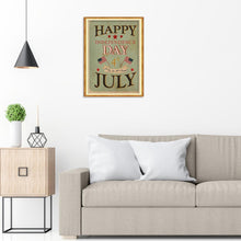 Charger l'image dans la galerie, Jour de l’Indépendance - diamant rond complet - 30x40cm