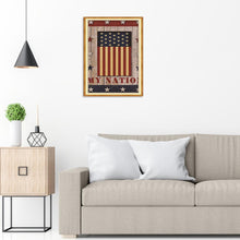 Charger l'image dans la galerie, Jour de l’Indépendance - diamant rond complet - 30x40cm