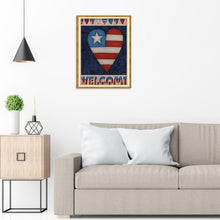 Charger l'image dans la galerie, Jour de l’Indépendance - diamant rond complet - 30x40cm