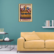 Charger l'image dans la galerie, Jour de l’Indépendance - diamant rond complet - 30x40cm