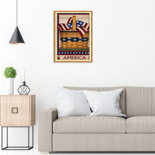 Charger l'image dans la galerie, Jour de l’Indépendance - diamant rond complet - 30x40cm