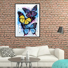 Charger l'image dans la galerie, Papillon - diamant rond complet - 40x30cm