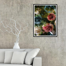 Charger l'image dans la galerie, Fleur - diamant rond complet - 40x30cm