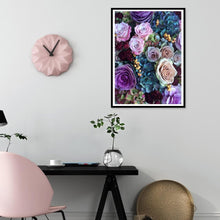 Charger l'image dans la galerie, Fleur - diamant rond complet - 40x30cm