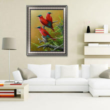 Charger l'image dans la galerie, Oiseau - diamant rond complet - 40x30cm