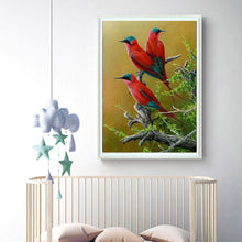 Charger l'image dans la galerie, Oiseau - diamant rond complet - 40x30cm