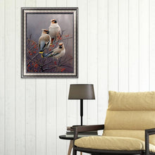 Charger l'image dans la galerie, Oiseau - diamant rond complet - 40x30cm