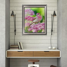 Charger l'image dans la galerie, Oiseau - diamant rond complet - 40x30cm